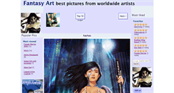 Desktop Screenshot of fantasy-art-wallpaper.com