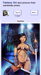 Mobile Screenshot of fantasy-art-wallpaper.com